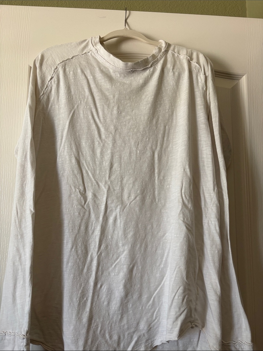 We The Free long sleeve white shirt size Medium.
